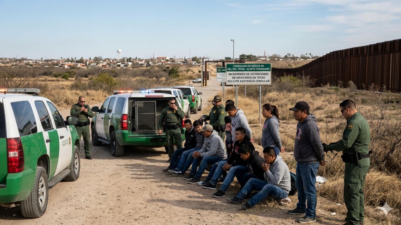 Detenciones mexicanos Texas