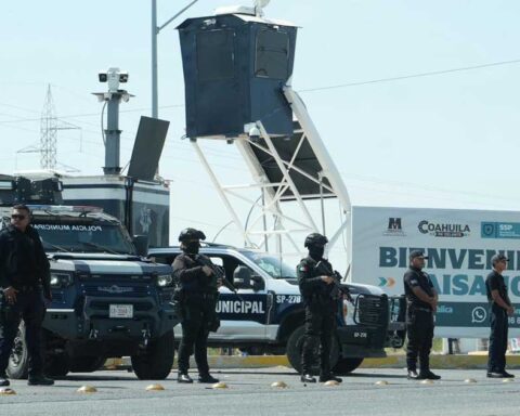 Operativo de seguridad en Monclova.