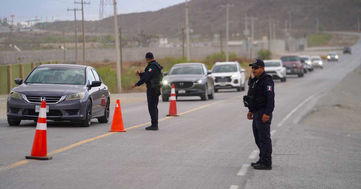 Carretera en Ramos Arizpe.