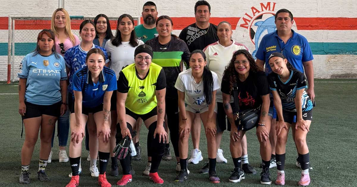 Mujeres deportistas de La Laguna.
