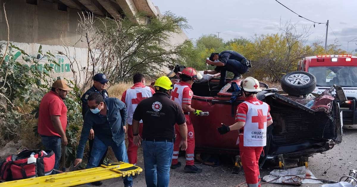 Accidente en Matamoros.