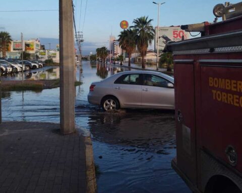 Lluvias en Torreón.