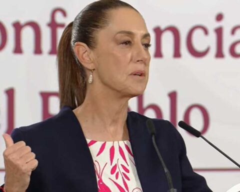 Claudia Sheinbaum en la conferencia de prensa matutina.