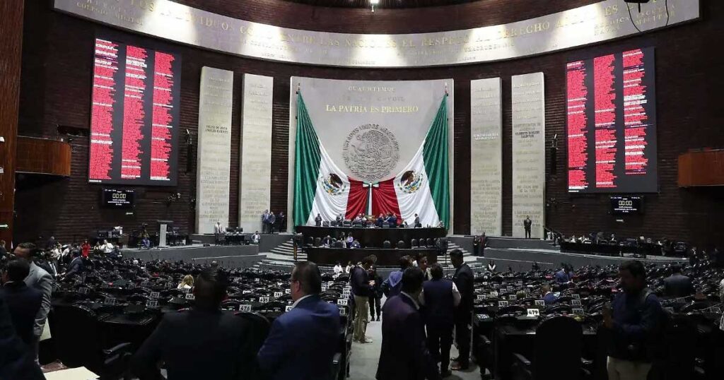 Interior de la Cámara de Diputados