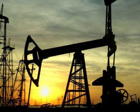Extracción de gas.