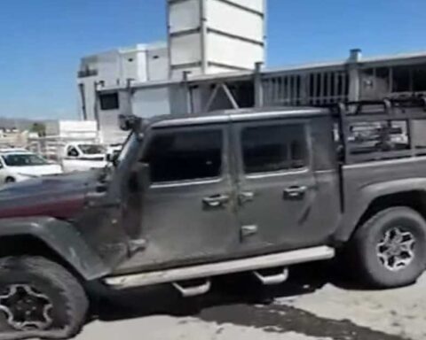 Camioneta chocada en Saltillo de Tereso Medina, líder nacional de la CTM.