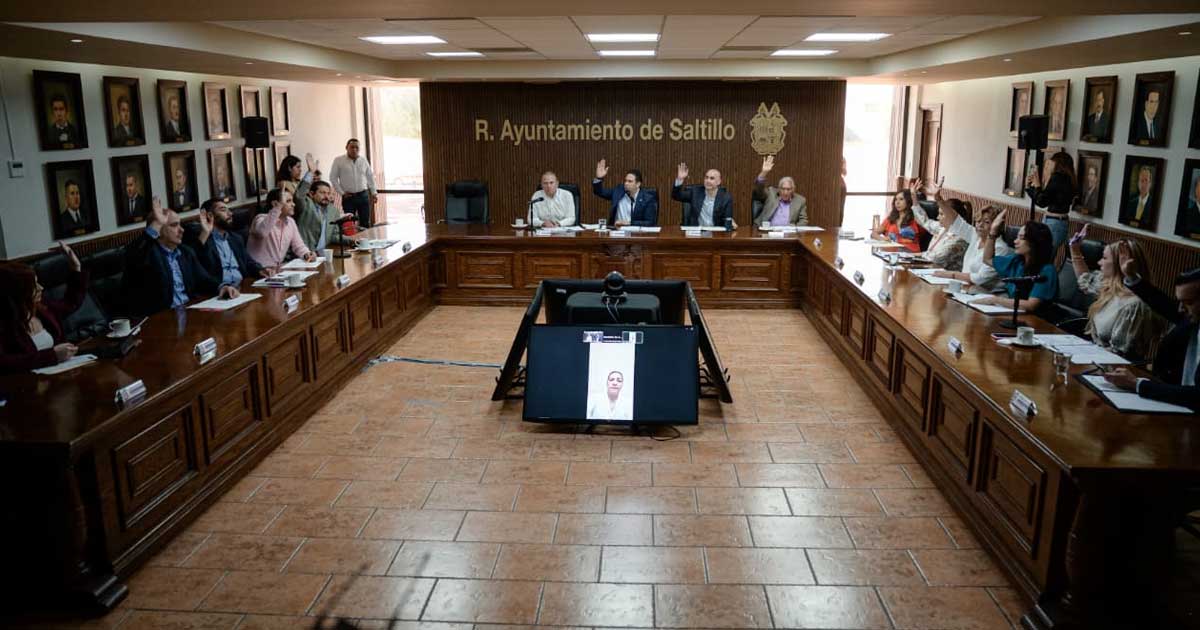 Integrantes del Cabildo de Saltillo.