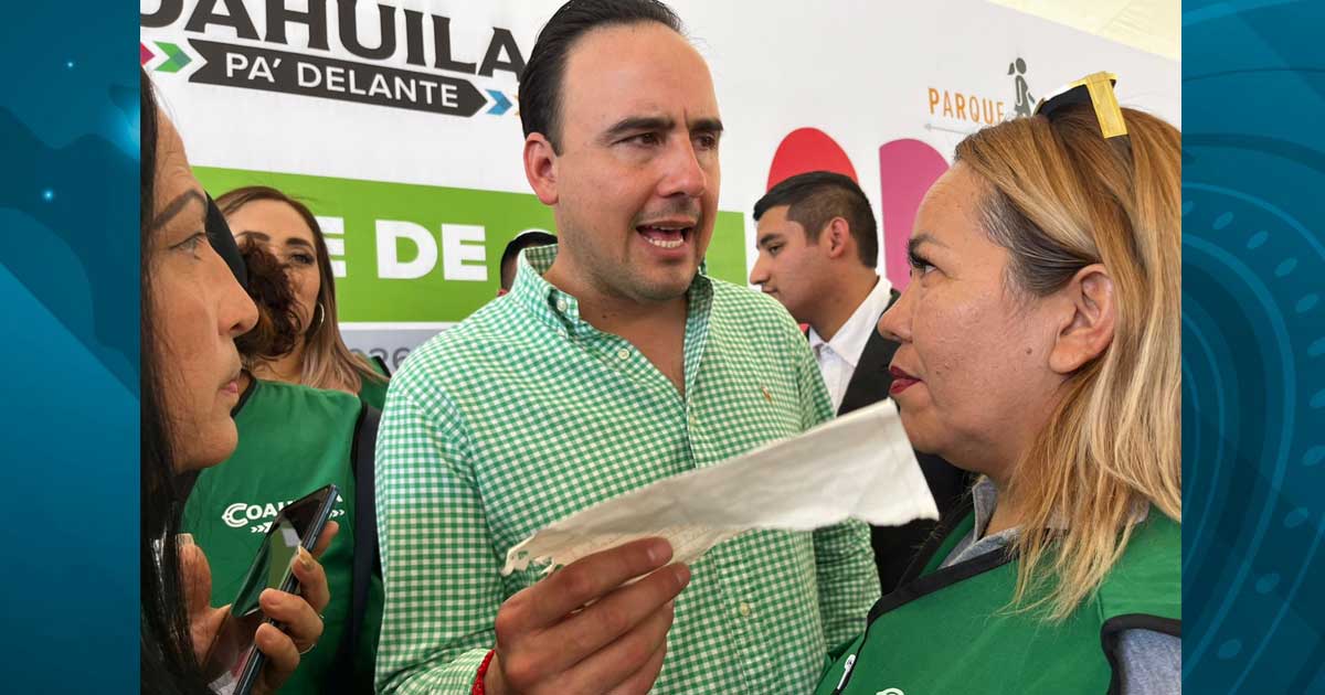 Manolo Jiménez, gobernador de Coahuila.