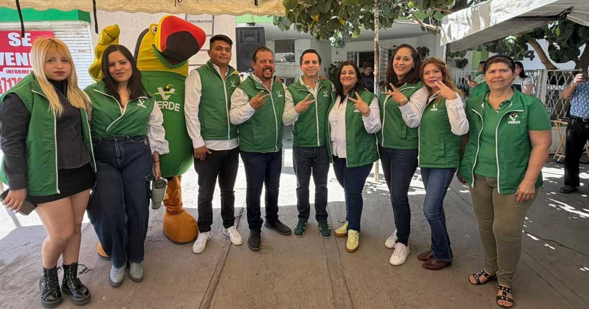 Integrantes del PVEM en Torreón.