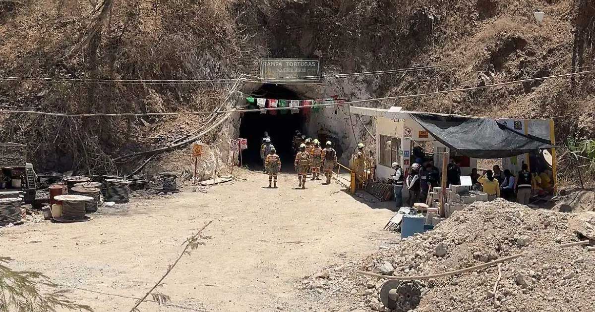 Entrada a la mina de Santa Fe.