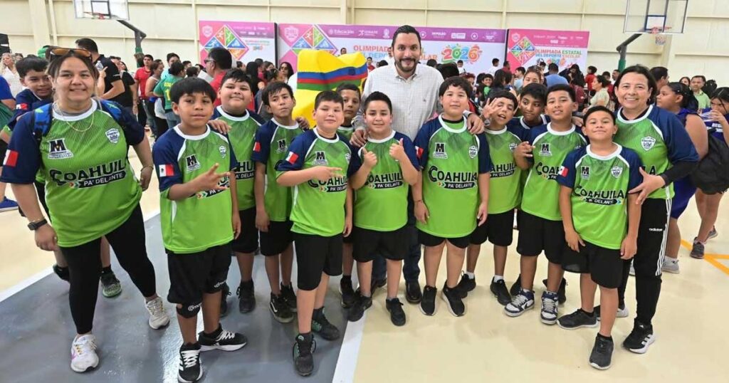 Participantes de la Olimpiada Estatal en Monclova.