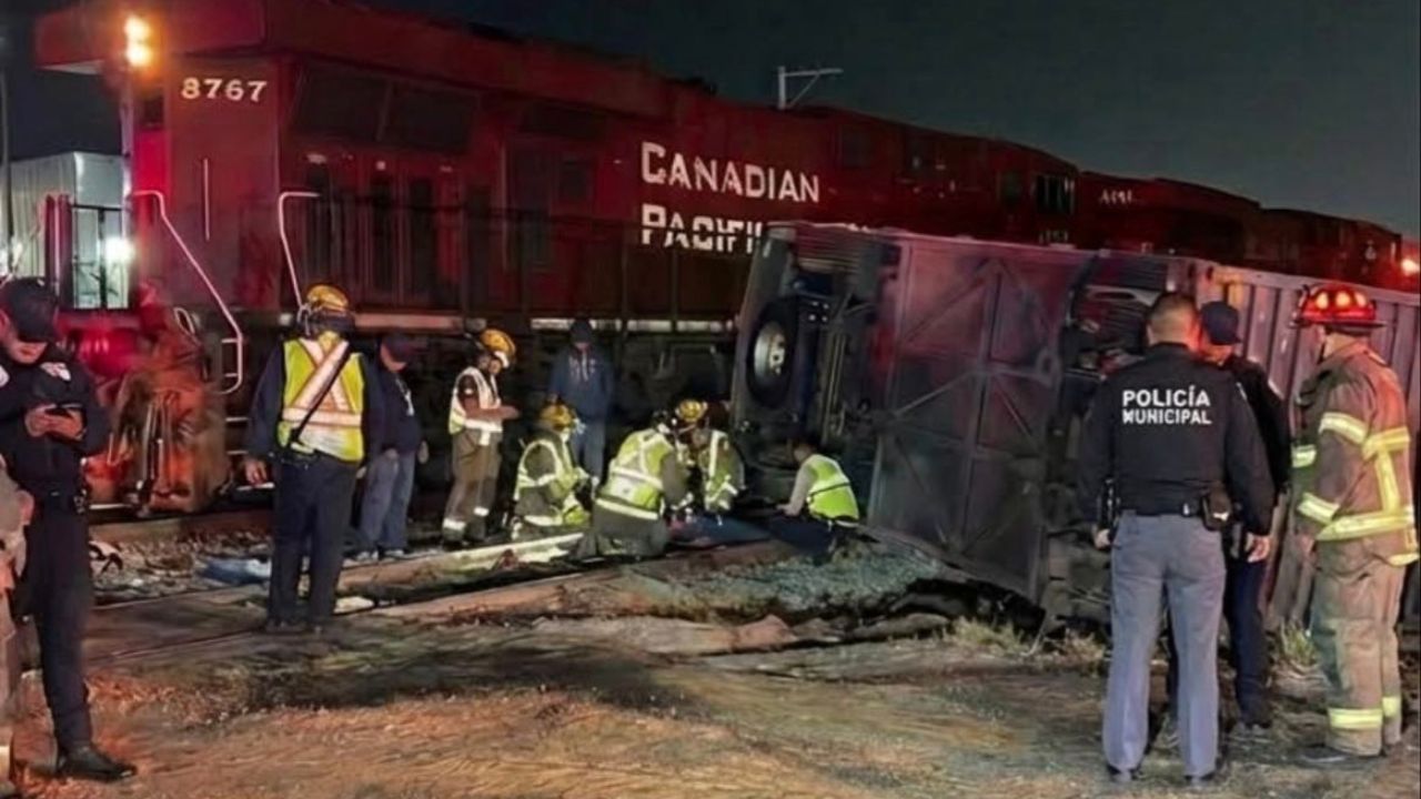 Accidente tren Saltillo