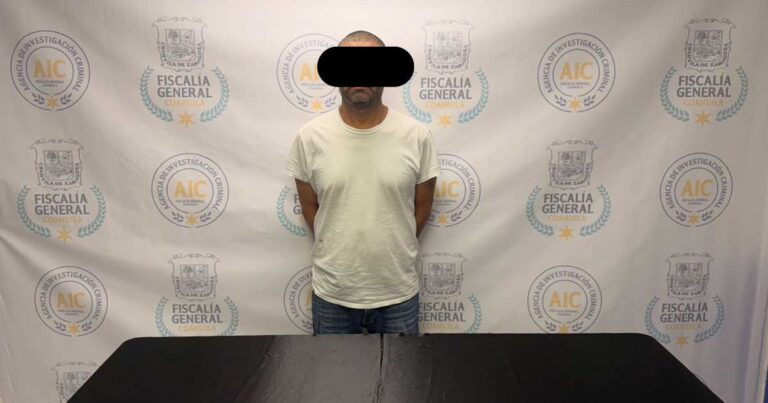 Juan "N", operador del Cártel del Noreste, detenido en Monclova, Coahuila.