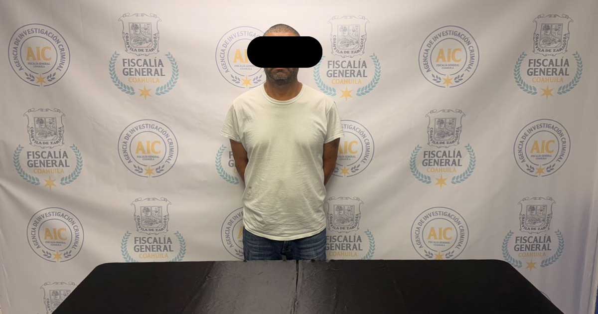 Juan "N", operador del Cártel del Noreste, detenido en Monclova, Coahuila.