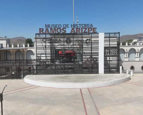 Fachada exterior del Museo de Historia de Ramos Arizpe.