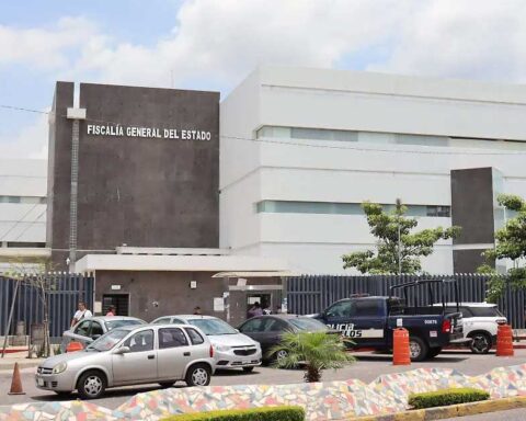 Fachada del edificiio de la Fiscalía General del Estado de Morelos.