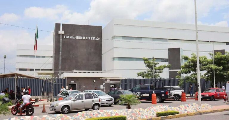 Fachada del edificiio de la Fiscalía General del Estado de Morelos.