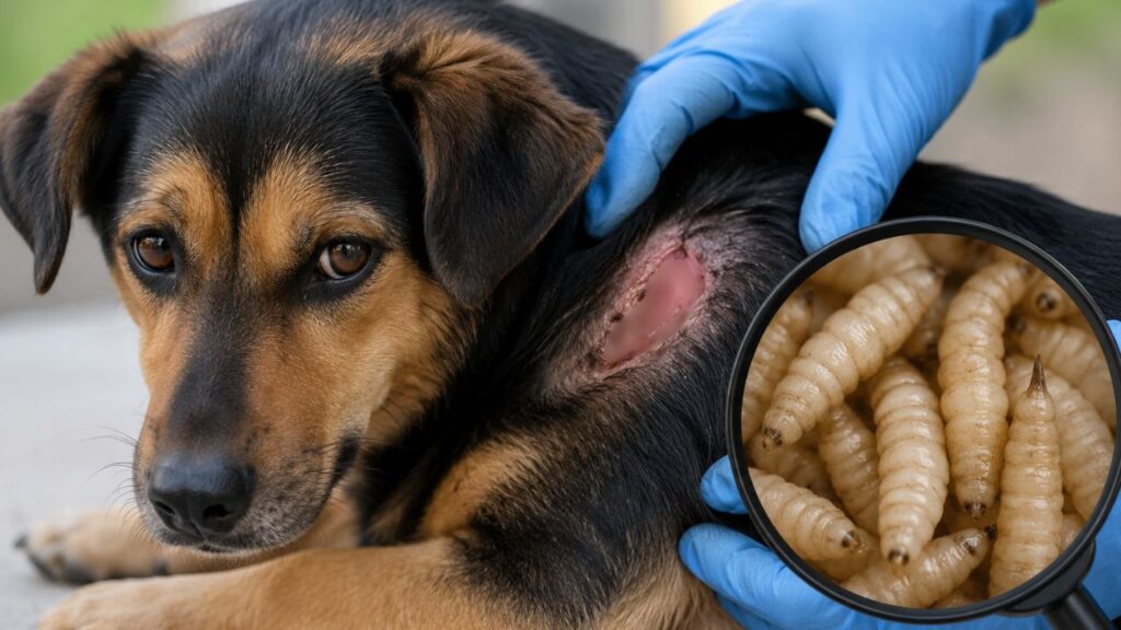 heridas en mascotas peligro del gusano barrenador