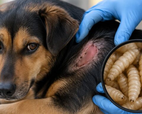 heridas en mascotas peligro del gusano barrenador