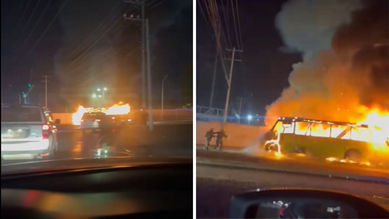 incendio autobús Saltillo