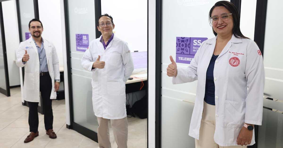Médicos del programa de Telemedicina en Coahuila.