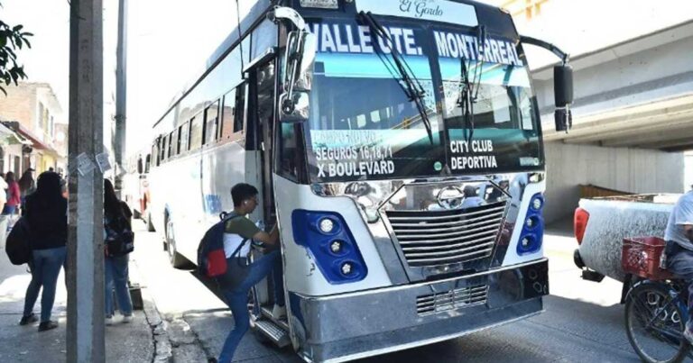Unidad de transporte público en Torreón.