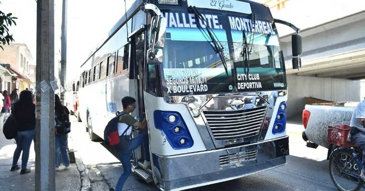 Unidad de transporte público en Torreón.