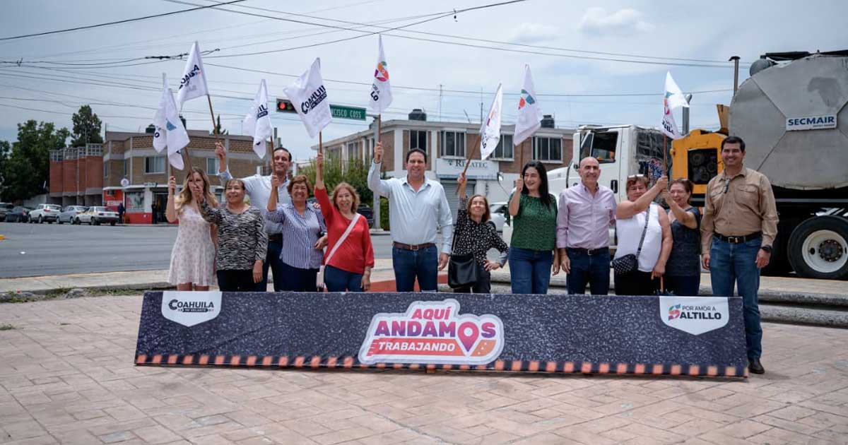 Arranque de obra en Saltillo.