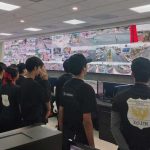 Elementos del Escuadrón Policial Juvenil.